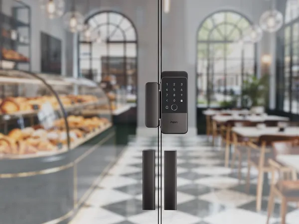 AQARA Smart Glass Door Lock U500 (DL-D20D) - Thread Lock for Glass Doors