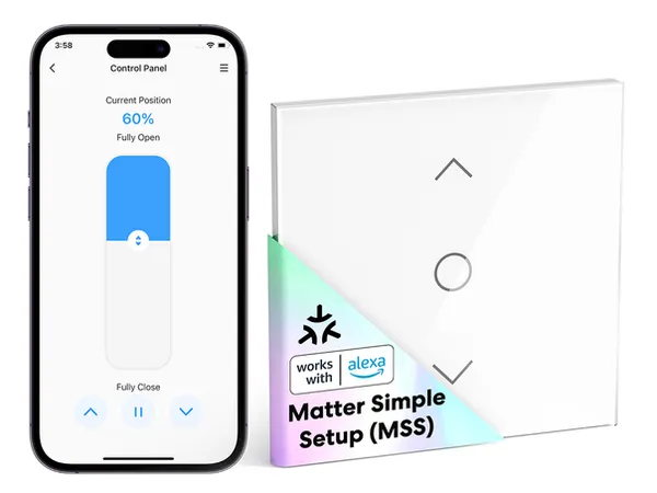 Meross Matter Smart Wi-Fi Roller Shutter MRS100MA (EU version)