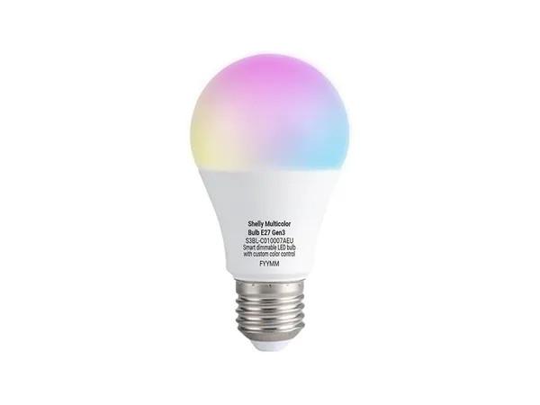 Shelly Multicolor Bulb E27 GEN3 - 8.5W (WiFi Bluetooth)